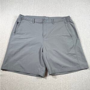 Free Fly Men’s 2XL Gray Stretch Zip Front Hybrid Shorts Quick Dry Performance